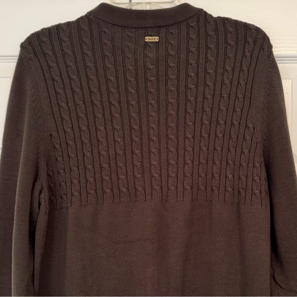 NWT Barbour Stitch Guernsey Dress Olive 14 - Picture 12 of 16